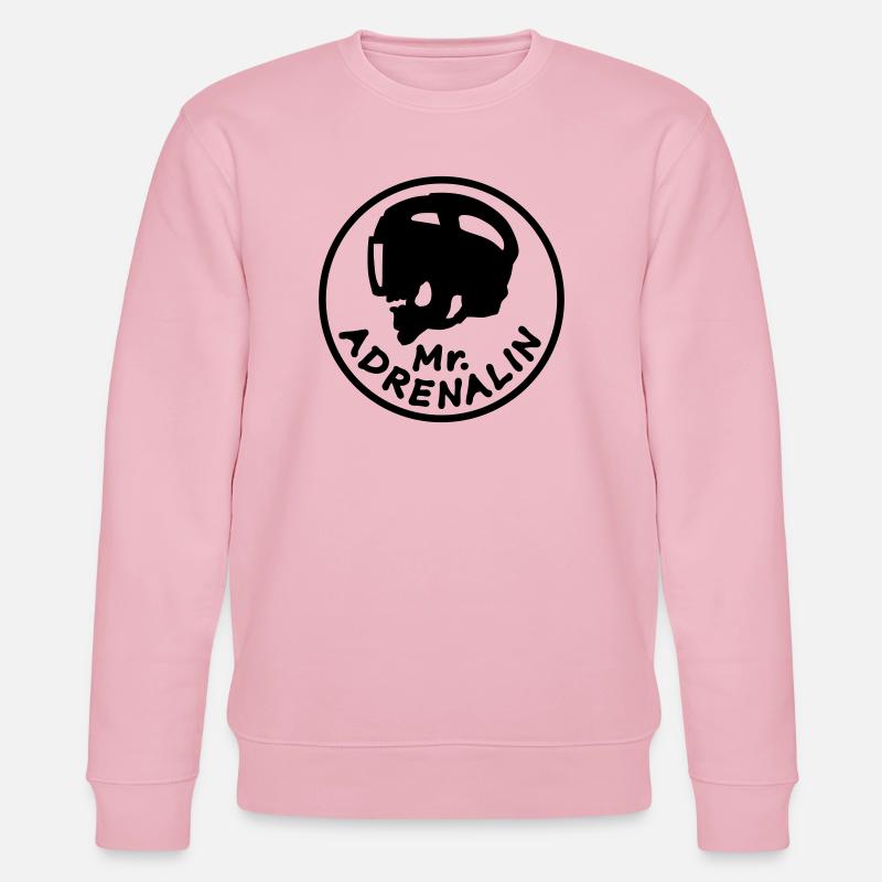 Mr. Adrenalin Eishockey - Stanley/Stella Unisex Bio-Sweatshirt CHANGER  - Hellrosa