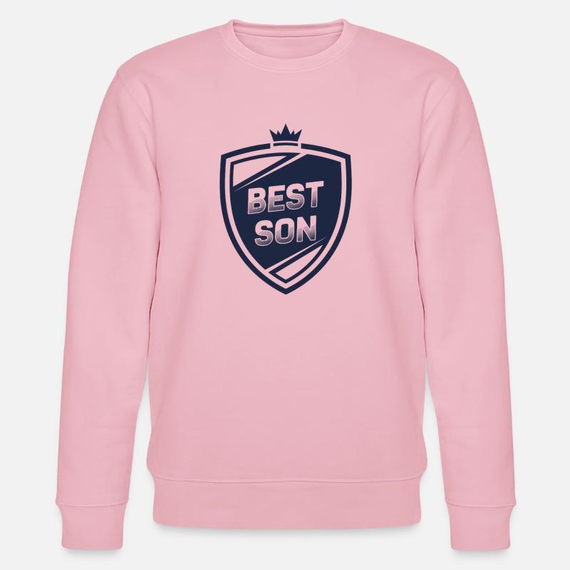 Best Son Shield - Stanley/Stella Unisex Bio-Sweatshirt CHANGER  - Hellrosa