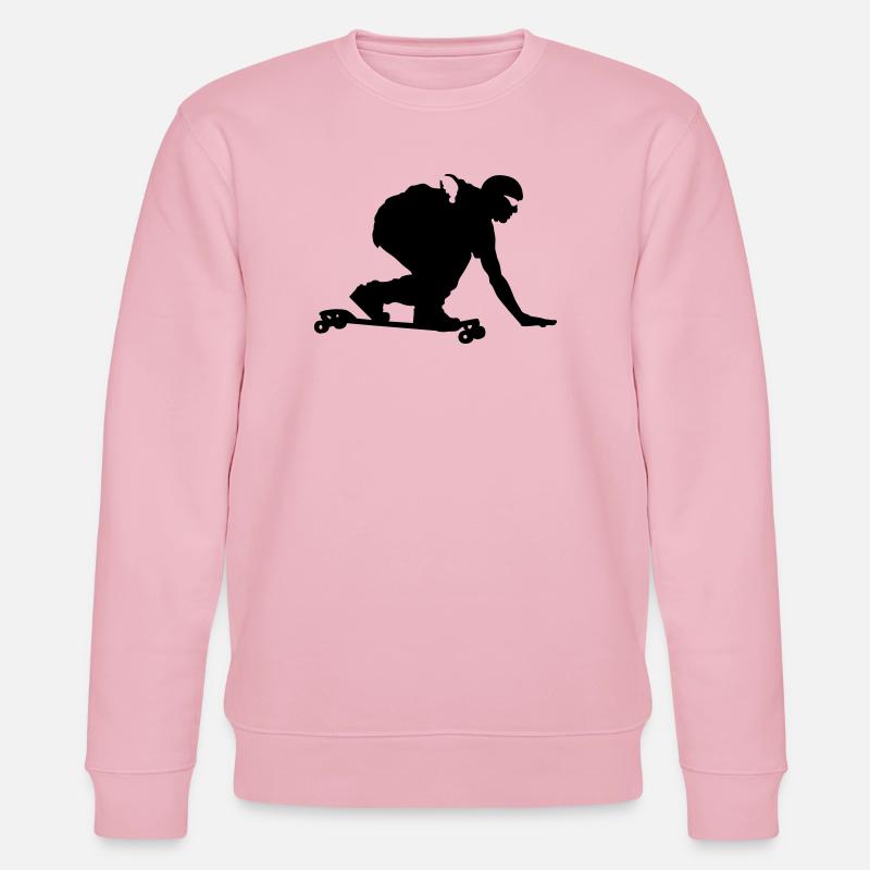 Longboard - Sweat bio CHANGER Stanley/Stella Unisexe - rose pâle