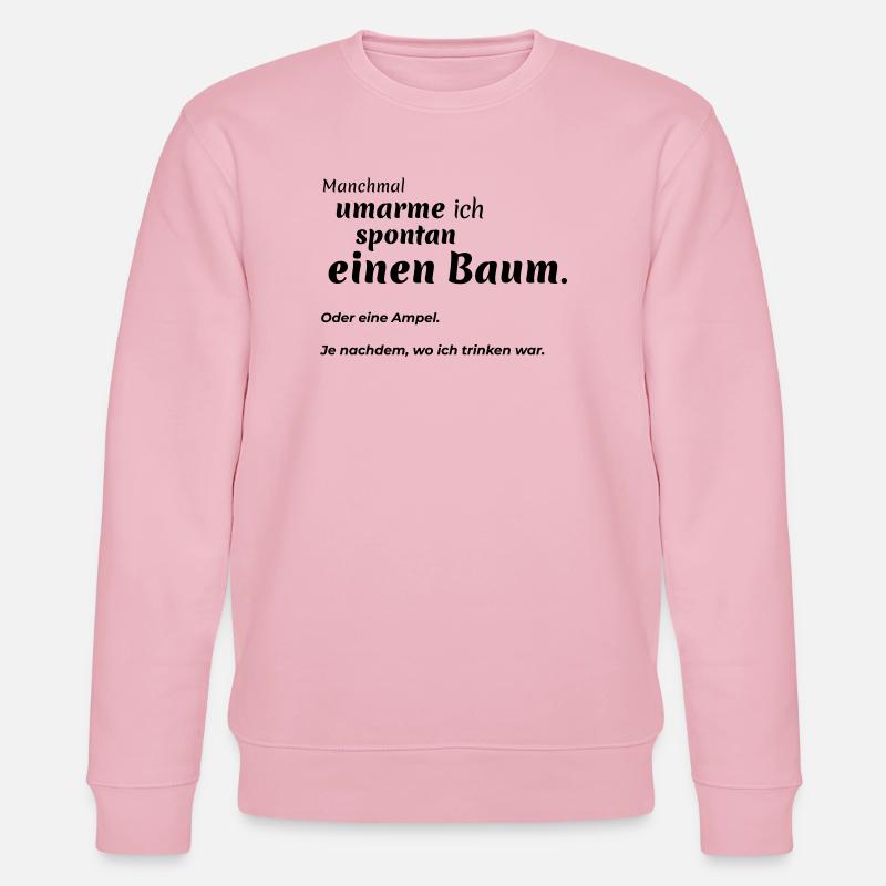 Baeume umarmen - Stanley/Stella Unisex Bio-Sweatshirt CHANGER  - Hellrosa