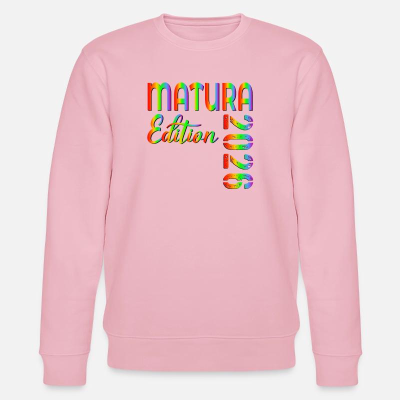 MATURA 2026 REGENBOGEN - Stanley/Stella Unisex Bio-Sweatshirt CHANGER  - Hellrosa
