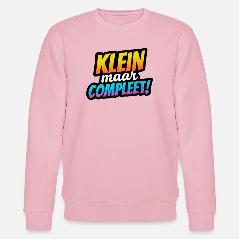 Small but Complete Retro Gradient - Stanley/Stella CHANGER Unisex Organic Sweatshirt - cotton pink