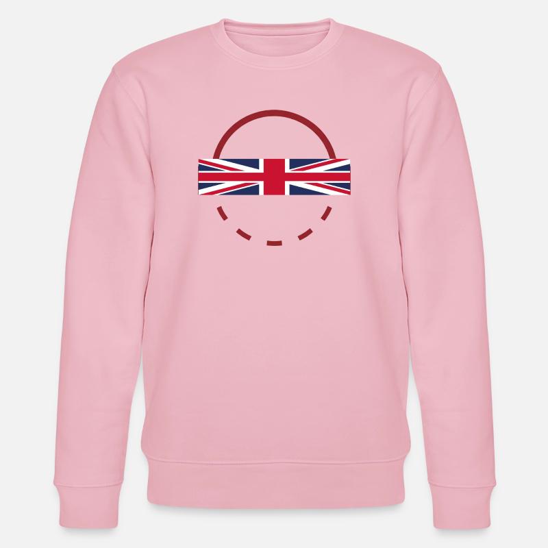 Union Jack Arc Emblem - Stanley/Stella Unisex Bio-Sweatshirt CHANGER  - Hellrosa
