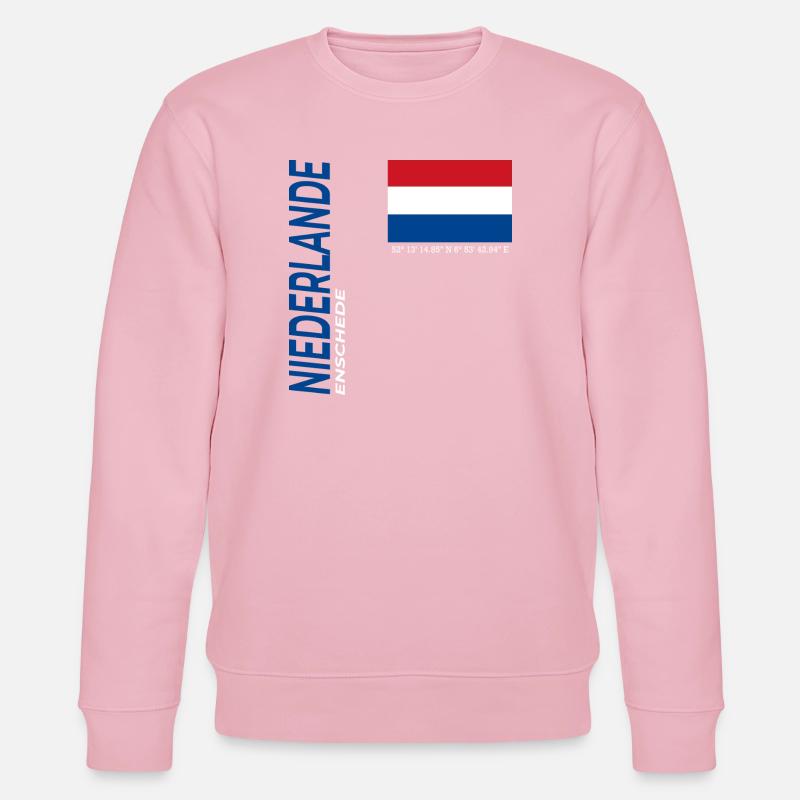 Enschede - Stanley/Stella Unisex Bio-Sweatshirt CHANGER  - Hellrosa