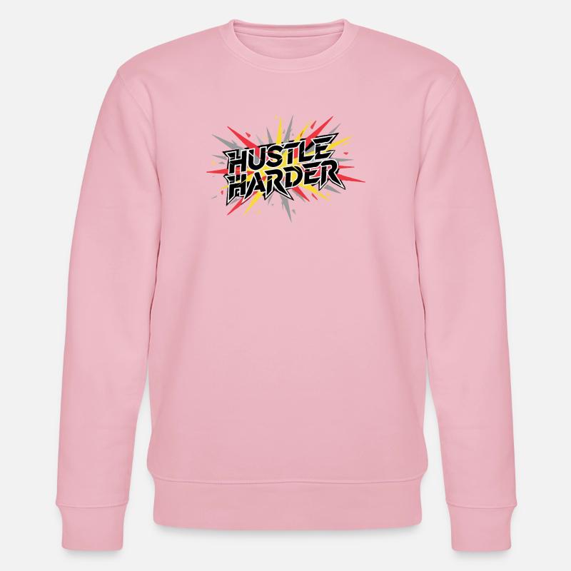 Hustle Graffiti Pulse - Sweat bio CHANGER Stanley/Stella Unisexe - rose pâle