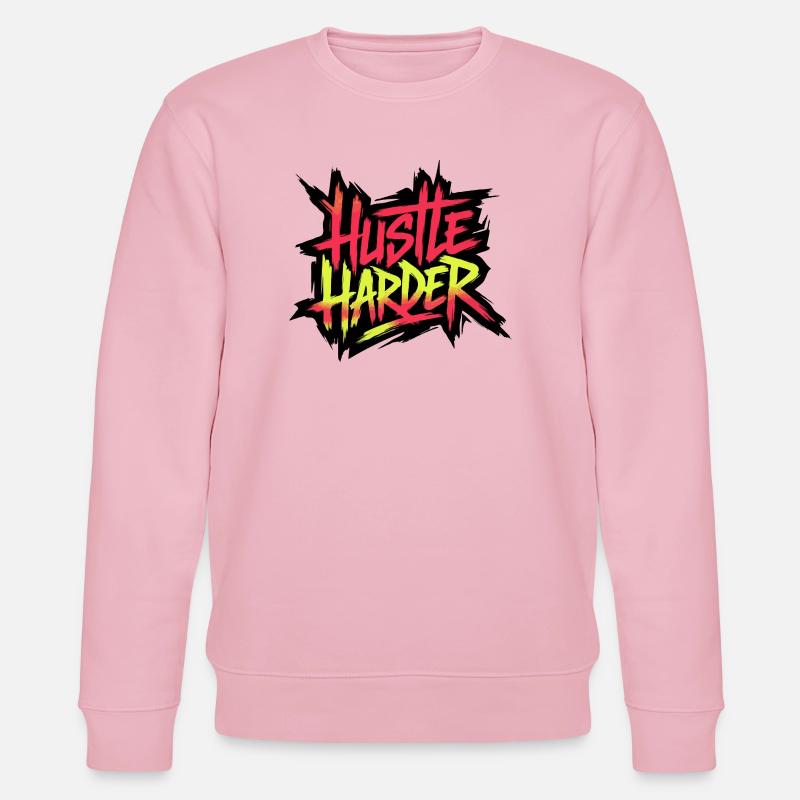 Hustle Neon Graffiti - Sweat bio CHANGER Stanley/Stella Unisexe - rose pâle