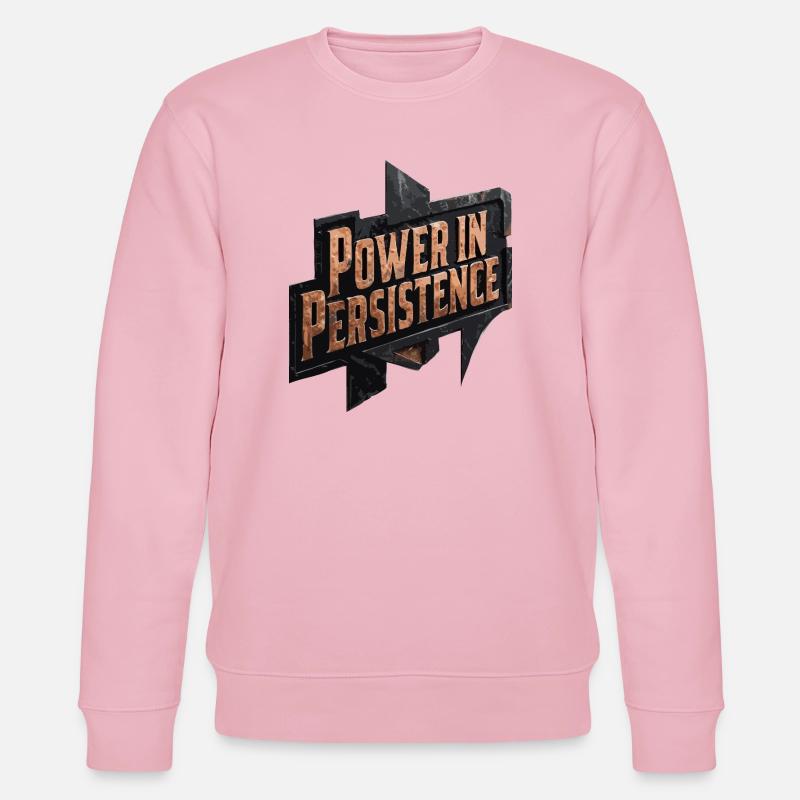 La puissance de la persévérance - Sweat bio CHANGER Stanley/Stella Unisexe - rose pâle