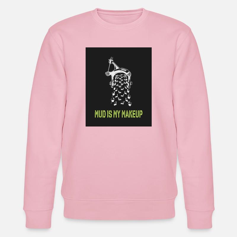 La boue est mon maquillage - Sweat bio CHANGER Stanley/Stella Unisexe - rose pâle