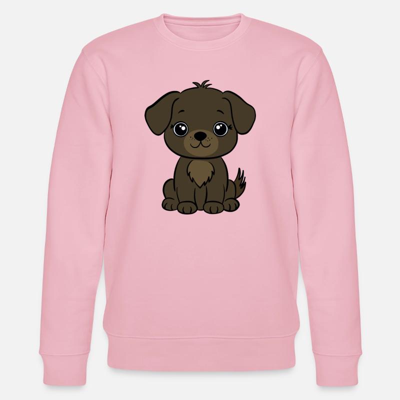 Hund - Stanley/Stella Unisex Bio-Sweatshirt CHANGER  - Hellrosa