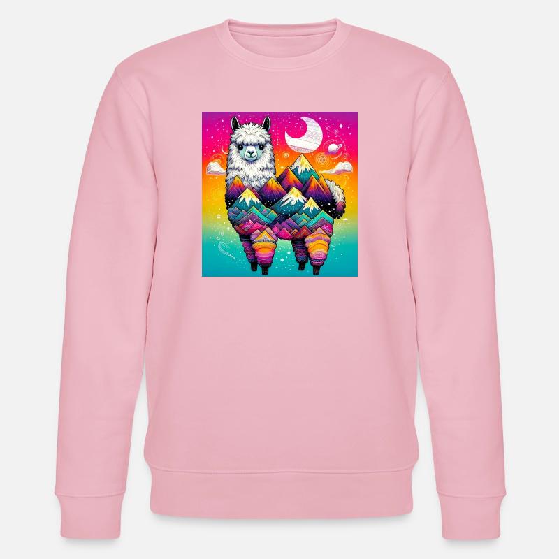 Alpaka - Stanley/Stella Unisex Bio-Sweatshirt CHANGER  - Hellrosa