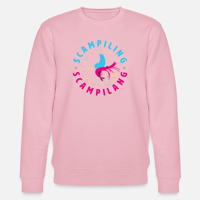 scampiling - Sweat bio CHANGER Stanley/Stella Unisexe - rose pâle