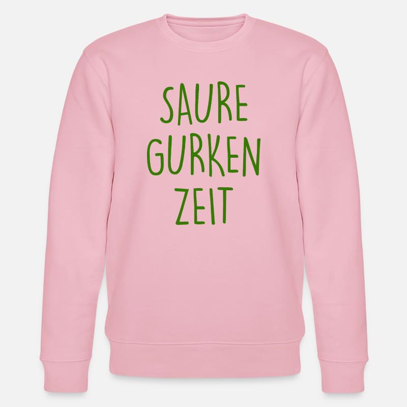 L’heure du concombre aigre - Sweat bio CHANGER Stanley/Stella Unisexe - rose pâle