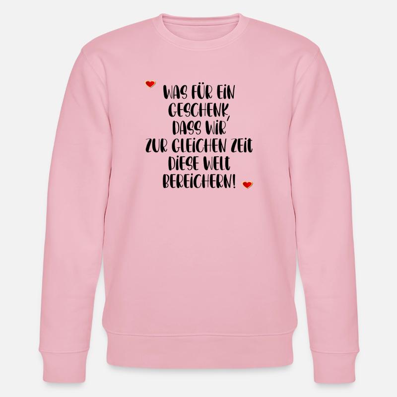 AMITIÉ TEMPS RELATION - Sweat bio CHANGER Stanley/Stella Unisexe - rose pâle