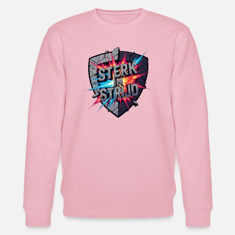 Stark im Kampf - Stanley/Stella Unisex Bio-Sweatshirt CHANGER  - Hellrosa