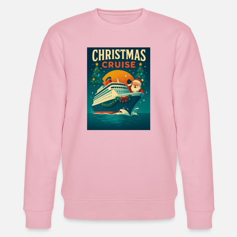 Weihnachtskreuzfahrt - Stanley/Stella Unisex Bio-Sweatshirt CHANGER  - Hellrosa
