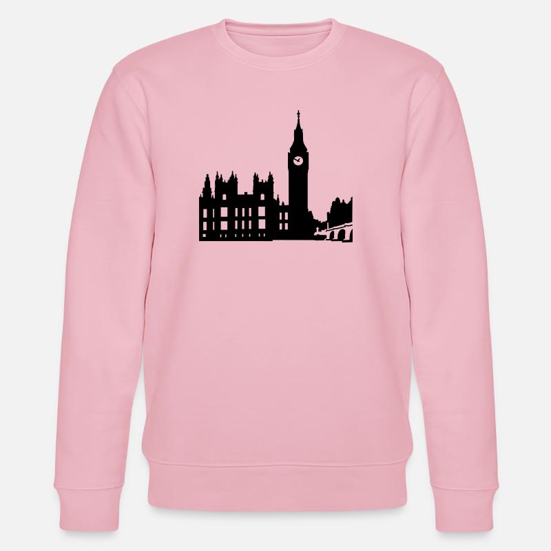 Londres - Sweat bio CHANGER Stanley/Stella Unisexe - rose pâle
