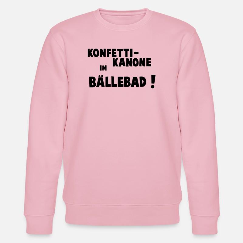 Konfettikanone im Baellebad - Stanley/Stella Unisex Bio-Sweatshirt CHANGER - Hellrosa