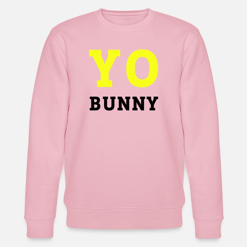 YO BUNNY  - Stanley/Stella Unisex Bio-Sweatshirt CHANGER  - Hellrosa