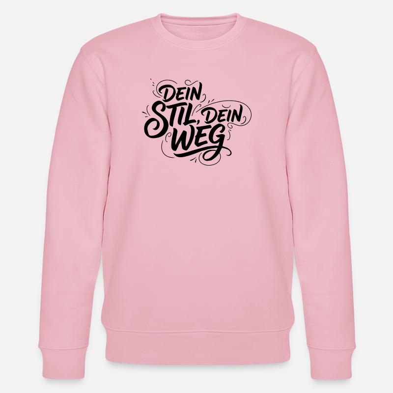 Dein Stil Dein Weg - Stanley/Stella Unisex Bio-Sweatshirt CHANGER  - Hellrosa