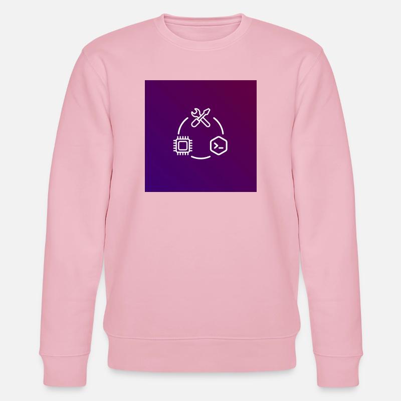 TechKreis Chip Code Werkzeug - Stanley/Stella Unisex Bio-Sweatshirt CHANGER  - Hellrosa