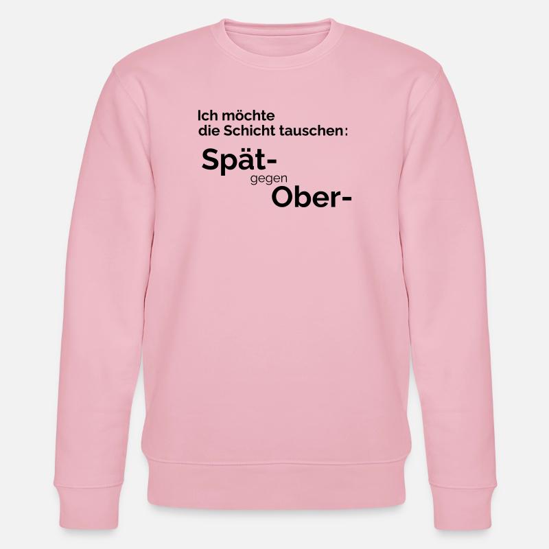 Schicht tauschen - Stanley/Stella Unisex Bio-Sweatshirt CHANGER  - Hellrosa