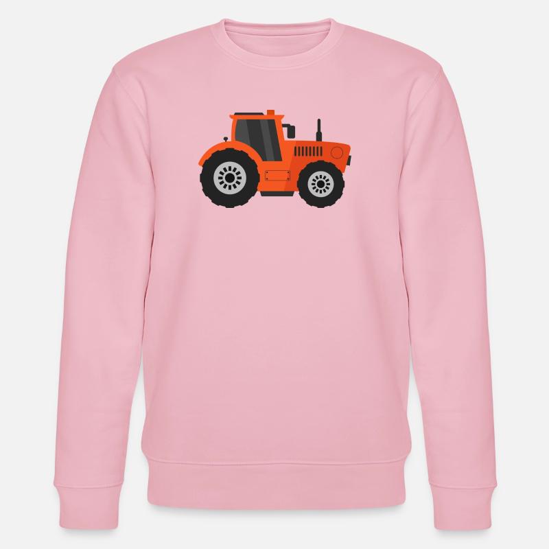 Traktor - Stanley/Stella Unisex Bio-Sweatshirt CHANGER  - Hellrosa