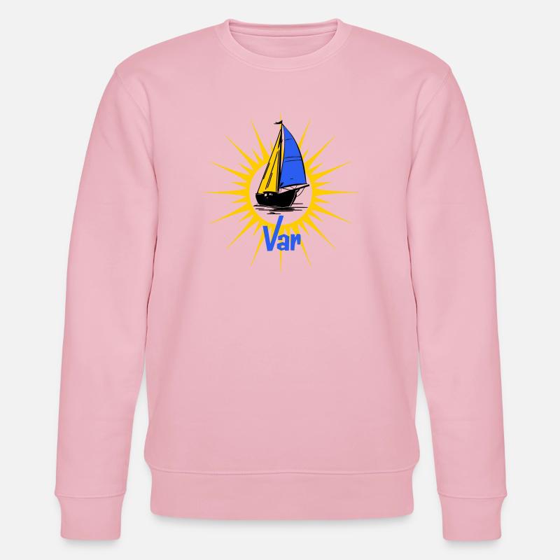 Segelboot Soleil Var - Stanley/Stella Unisex Bio-Sweatshirt CHANGER  - Hellrosa