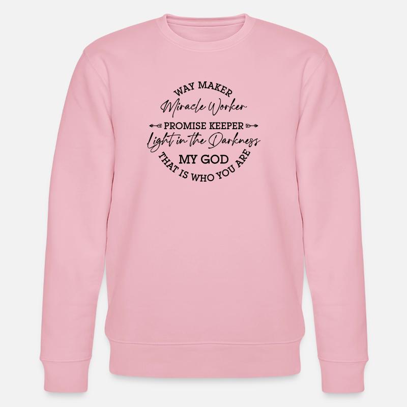 Waymaker - Stanley/Stella Unisex Bio-Sweatshirt CHANGER  - Hellrosa