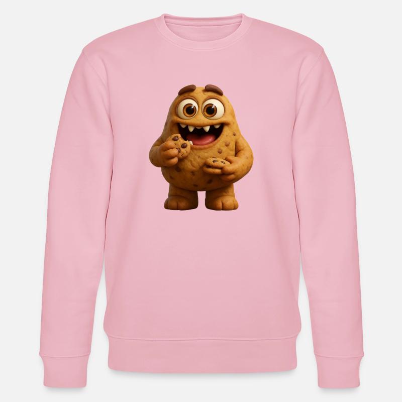 Biscuits Biscuit - Sweat bio CHANGER Stanley/Stella Unisexe - rose pâle