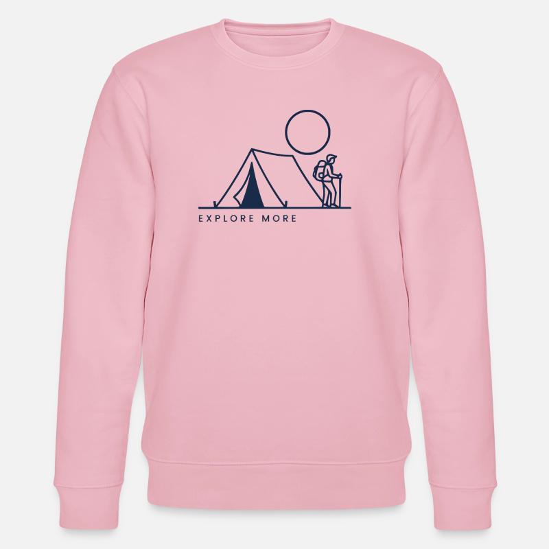 Explore More - Stanley/Stella Unisex Bio-Sweatshirt CHANGER  - Hellrosa