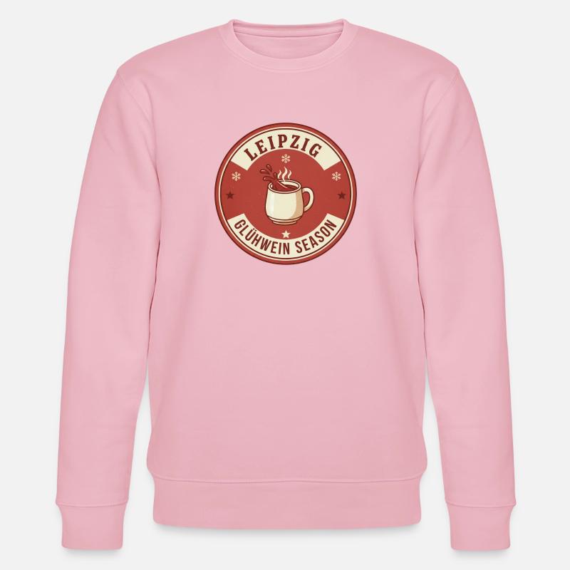 Saison des vins chauds de Leipzig - Sweat bio CHANGER Stanley/Stella Unisexe - rose pâle
