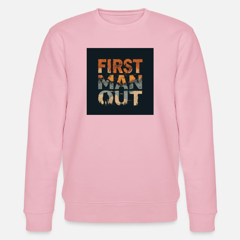 First Man Out Mountain Escape - Stanley/Stella Unisex Bio-Sweatshirt CHANGER  - Hellrosa