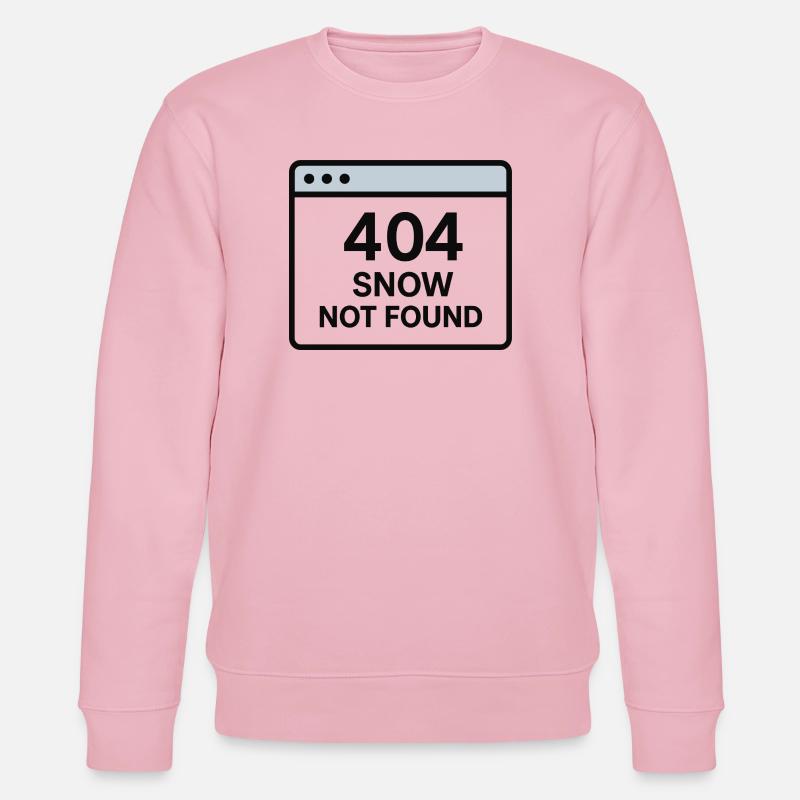 404 Schnee Nicht Gefunden - Stanley/Stella Unisex Bio-Sweatshirt CHANGER  - Hellrosa