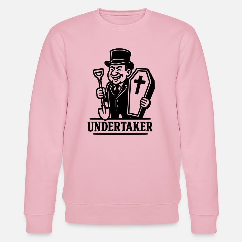undertaker bestatter - Stanley/Stella Unisex Bio-Sweatshirt CHANGER  - Hellrosa