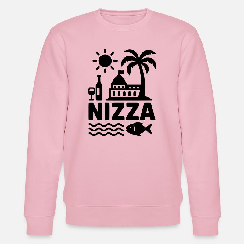 nizza  - Stanley/Stella Unisex Bio-Sweatshirt CHANGER  - Hellrosa