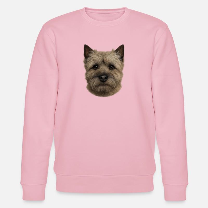 Terrierkopf - Stanley/Stella Unisex Bio-Sweatshirt CHANGER  - Hellrosa