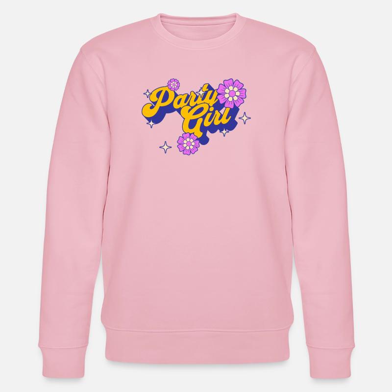 Fêtarde - Sweat bio CHANGER Stanley/Stella Unisexe - rose pâle