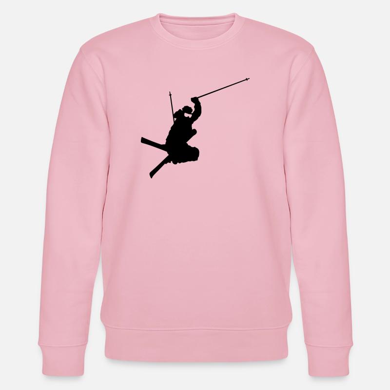 Freestyle ski - Stanley/Stella Unisex Bio-Sweatshirt CHANGER  - Hellrosa
