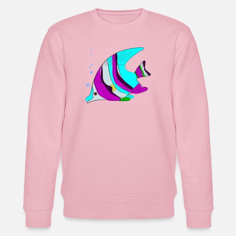 Couleur poisson - Sweat bio CHANGER Stanley/Stella Unisexe - rose pâle