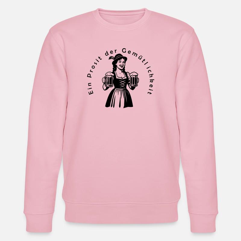 Ein Prosit der Gemütlichkeit - Stanley/Stella Unisex Bio-Sweatshirt CHANGER  - Hellrosa