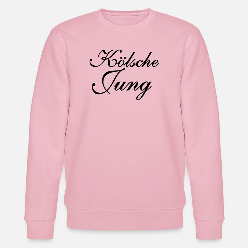 Kölsche Jung - Stanley/Stella Unisex Bio-Sweatshirt CHANGER  - Hellrosa