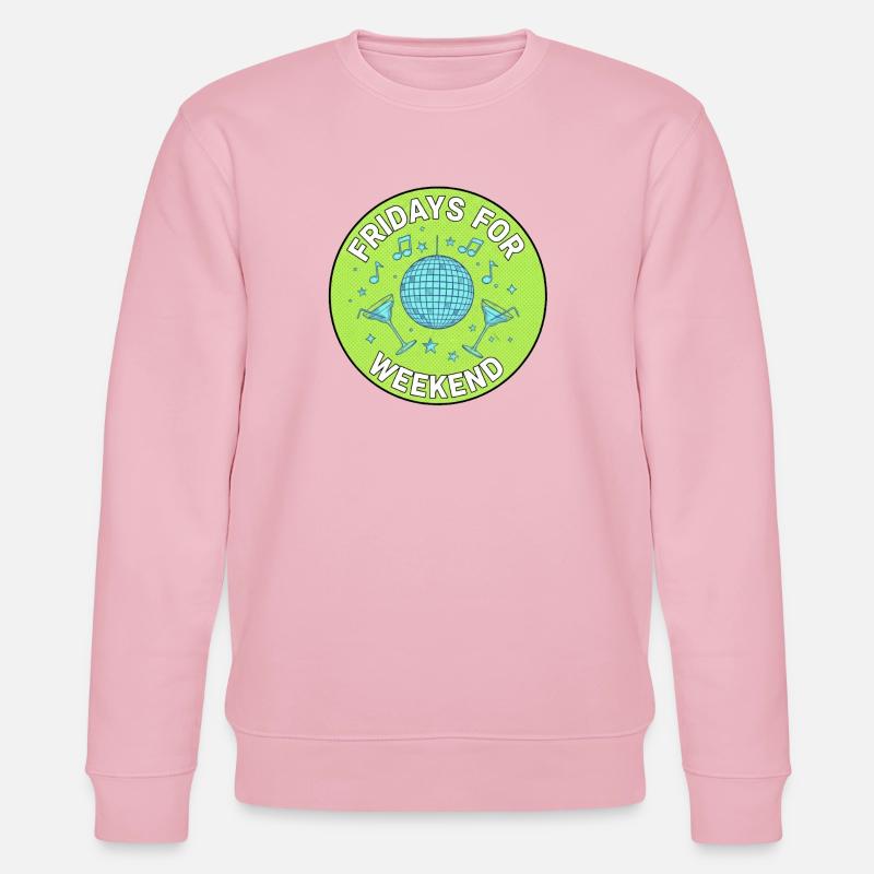 Fridays for Weekend Disco - Stanley/Stella Unisex Bio-Sweatshirt CHANGER  - Hellrosa