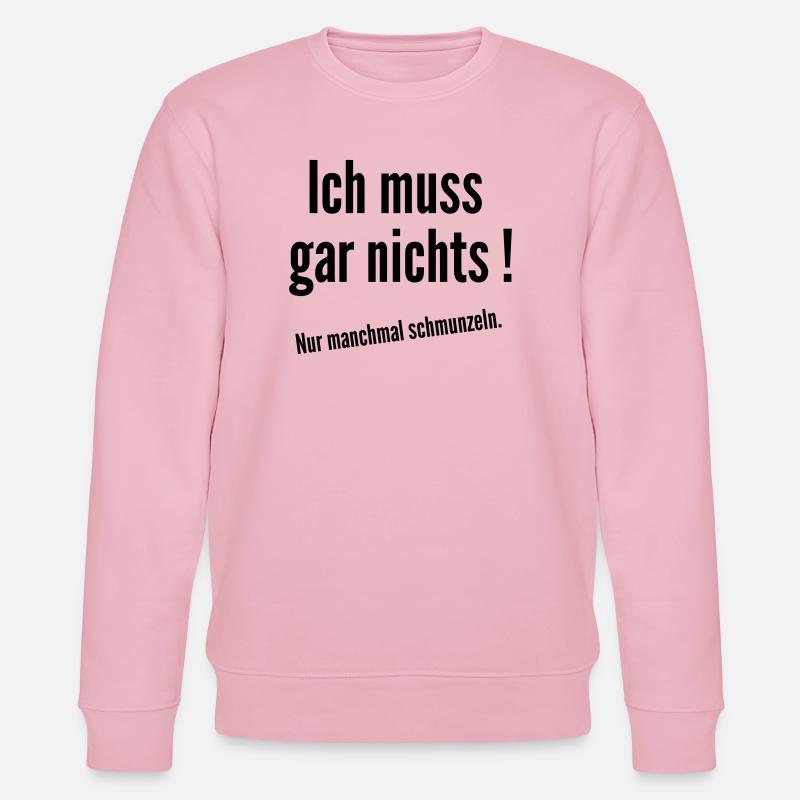 Schmunzeln - Stanley/Stella Unisex Bio-Sweatshirt CHANGER  - Hellrosa