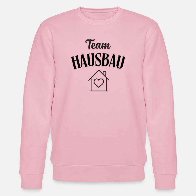 Construction de maisons d’équipe - Sweat bio CHANGER Stanley/Stella Unisexe - rose pâle