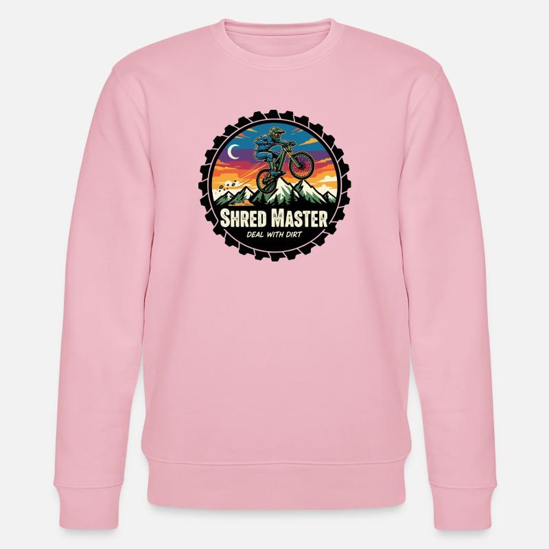 Shred Master Dirt MTB Sunset - Sweat bio CHANGER Stanley/Stella Unisexe - rose pâle