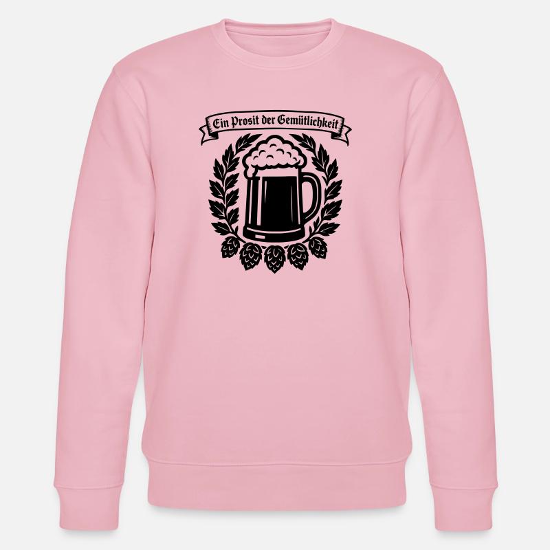 Ein Prosit der Gemütlichkeit - Stanley/Stella Unisex Bio-Sweatshirt CHANGER  - Hellrosa