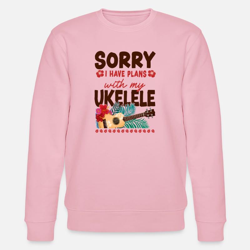 ukulélé hawaïen ukélé, désolé, j’ai - Sweat bio CHANGER Stanley/Stella Unisexe - rose pâle