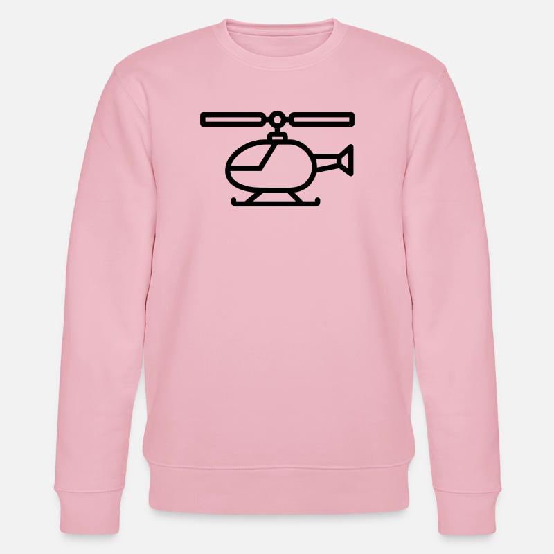 hélicoptère - Sweat bio CHANGER Stanley/Stella Unisexe - rose pâle
