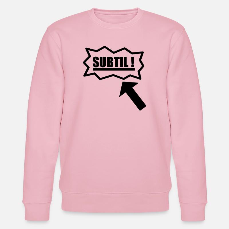 subtil - Sweat bio CHANGER Stanley/Stella Unisexe - rose pâle