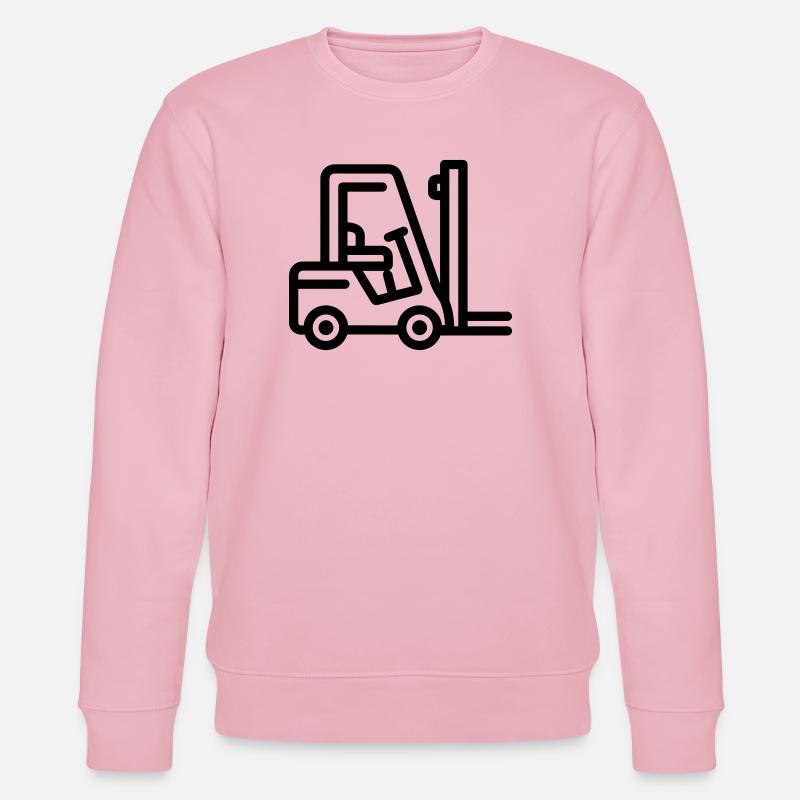 Gabelstapler - Stanley/Stella Unisex Bio-Sweatshirt CHANGER  - Hellrosa